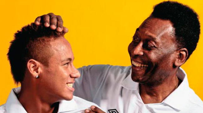 No se ven hace muchos años Pelé con Neymar.