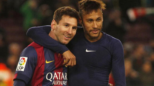 Neymar tiene una gran amistad con Lionel Messi. 