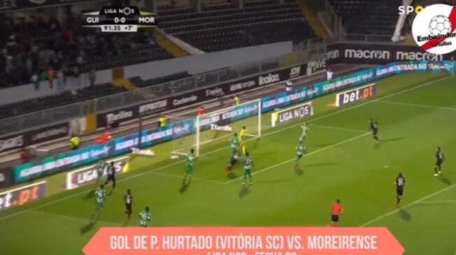 Paolo Hurtado suma 11 goles con la ‘mica’ del Vitoria Guimaraes en la ‘Primeira Liga’. 