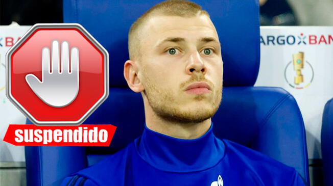 El jugador alemán se metió en tremendo problema. El jugador alemán se metió en tremendo problema.
