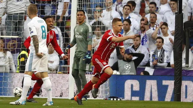 Real Madrid vs. Bayern Múnich: Joshua Kimmich lleva cuatro goles en la Champions League 