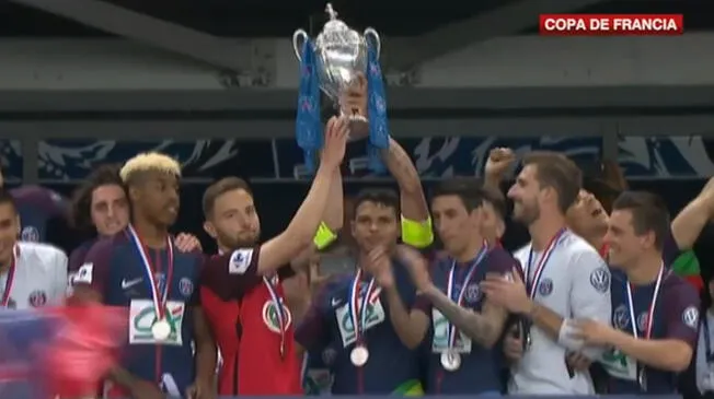 Thiago Silva y su gran gesto con el capitán rival en la Copa de Francia