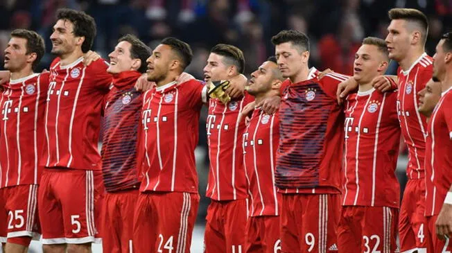 Bayern Múnich presentó su nueva camiseta para ganarlo todo en el 2018/2019. Foto: EFE