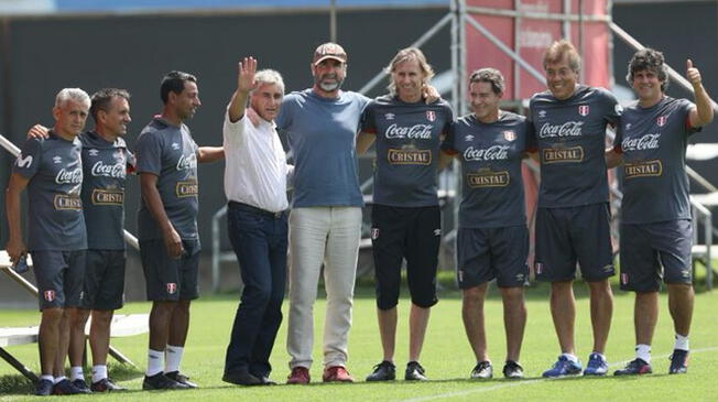 Selección Peruana: Éric Cantona estuvo en el primer entrenamiento de la blanquirroja en la Videna