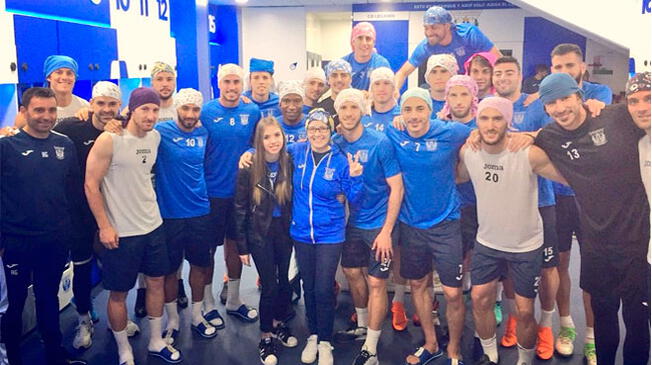 Leganés recibió con los brazos abiertos a su aficionada.