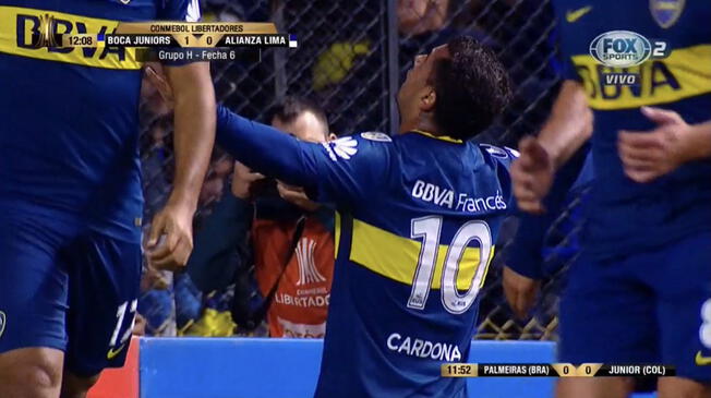 Boca Juniors vs. Alianza Lima: el gol de Edwin Cardona para el 1-0 por Copa Libertadores [VIDEO]