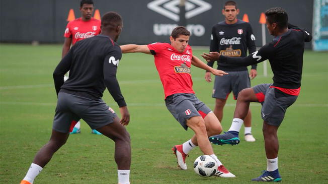 Así comenzó el entrenamiento del día de hoy.