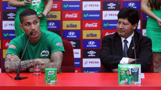 ¿La última esperanza? Paolo Guerrero y Edwin Oviedo sostendrán una reunión con el presidente de la FIFA este lunes. Foto: Líbero