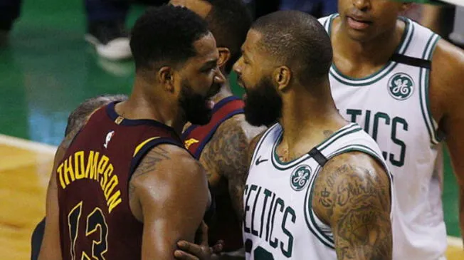 Cleveland Cavaliers y Boston Celtics se miden por el tercer juego de los playoffs de la NBA. Foto: EFE