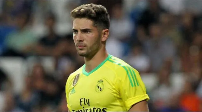 Luca Zidane sumó sus primeros minutos con el Real Madrid en la Liga Santander.