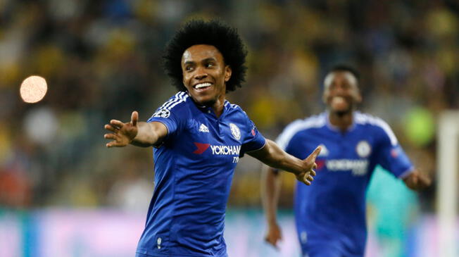 Willian celebró el título de la FA Cup con una foto polémica. Foto: EFE