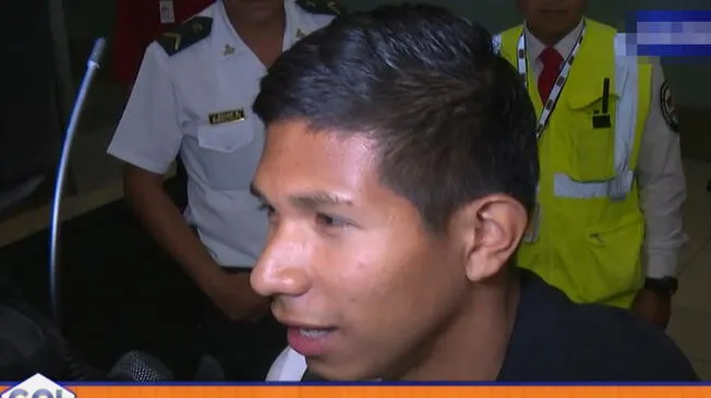 Edison Flores llegó a Lima para integrarse a la Selección Peruana