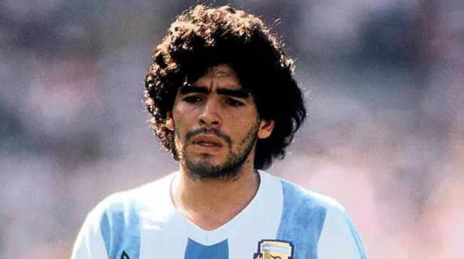 Diego Maradona ganó el título mundial en México 1986.