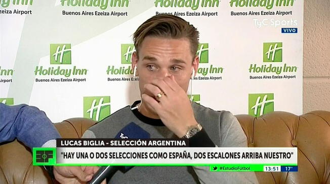 Lucas Biglia y su confesión más emotiva.