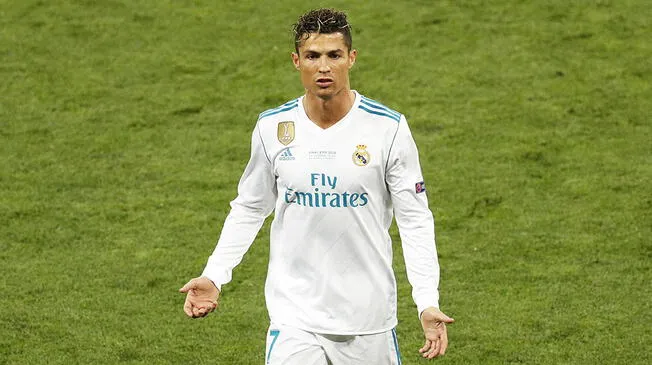 Cristiano Ronaldo, durante la final de la Champions en Kiev.