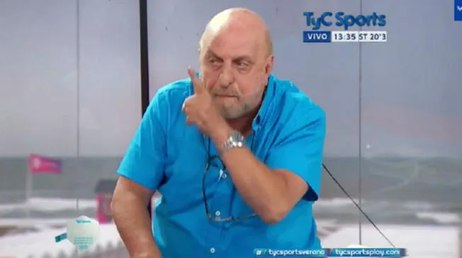 Horacio Pagani pasa por una delicada situación en Argentina. Foto: TyC Sports / Captura Horacio Pagani pasa por una delicada situación en Argentina. Foto: TyC Sports / Captura
