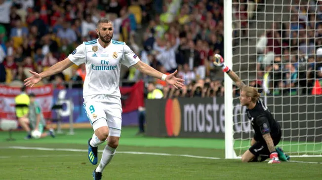 Karim Benzema anotó el primer gol del partido. Foto: EFE