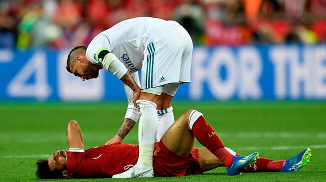 Prensa egipcia llama carnicero a Sergio Ramos tras lesión de Mohamed Salah