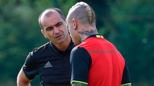 Roberto Martínez responde a Nainggolan por no convocarlo para la Copa del Mundo