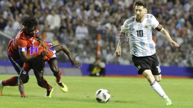 Argentina vs. Haití: La 'Albiceleste' gana 1-0 en amistoso. | Foto: @SC_ESPN