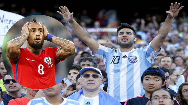 Selección Argentina: Hinchas dedican cántico a Chile