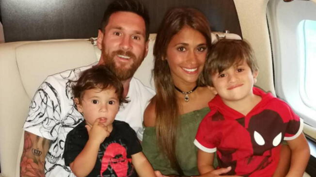 Hijos de Lionel Messi le cantan a la selección argentina. Foto: Difusión