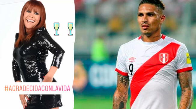 Magaly Medina no se inmutó ante la buena noticia de Paolo Guerrero.