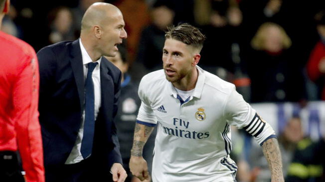 Sergio Ramos predijo la salida de Zinedine Zidane del Real Madrid.