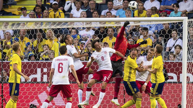 Suecia y Dinamarca empataron en un partido discreto.