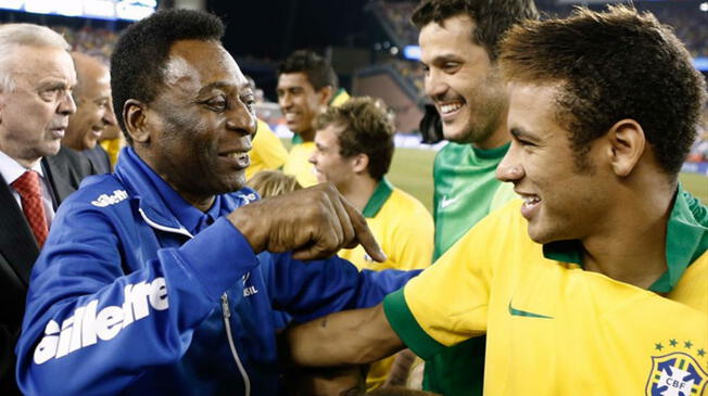 Pelé no quiere presiones para Neymar en el Mundial de Rusia 2018. Foto: Agencias