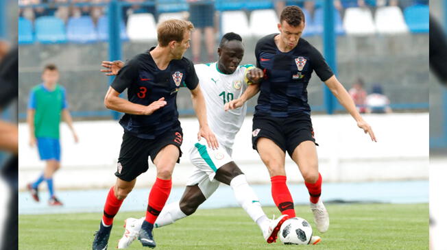 Croacia vs. Senegal se enfrentaron en el último amistoso previo a Rusia 2018. Foto: EFE