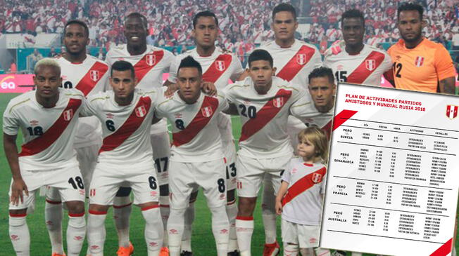 La Selección Peruana tendrá un agotador itinerario durante el Mundial. Fuente: FPF