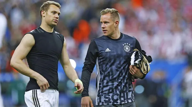 Neuer le ganó la titularidad a Ter Stegen en el Mundial de Rusia.