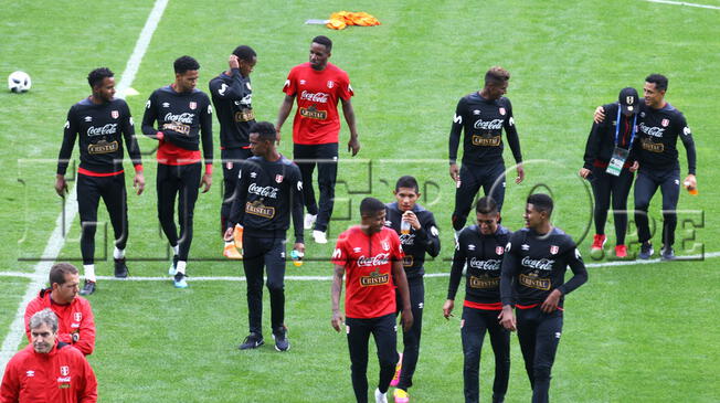 La selección peruana cumplió su segundo día de entrenamientos en Moscú. Foto: Hugo Díaz / Líbero