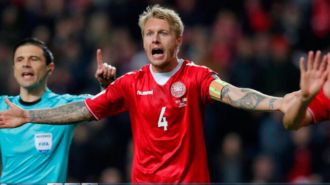 Simon Kjaer en problemas con la federación de su país a días del debut contra Perú.