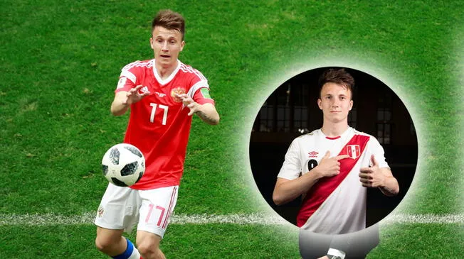 Aleksandr Golovin el jugador que posó con la camiseta de Perú fue escogido MVP del Rusia 5-0 Arabia Aleksandr Golovin el jugador que posó con la camiseta de Perú fue escogido MVP del Rusia 5-0 Arabia