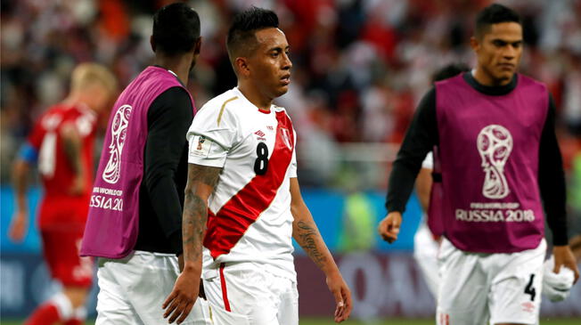 Christian Cueva, tras el Perú vs. Dinamarca