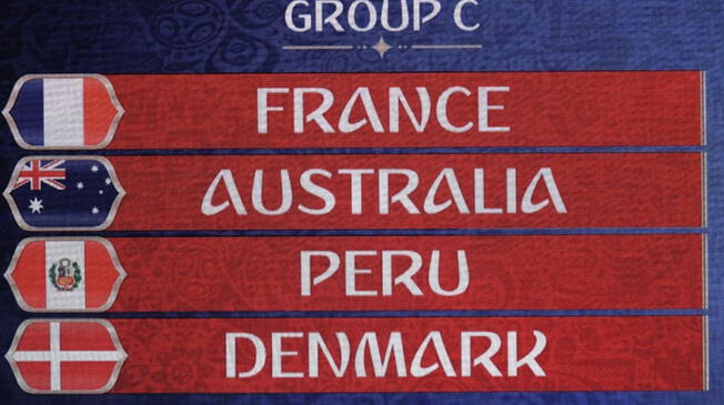 Conoce cómo marcha la tabla de posiciones del grupo C del Mundial Rusia 2018. Foto: EFE