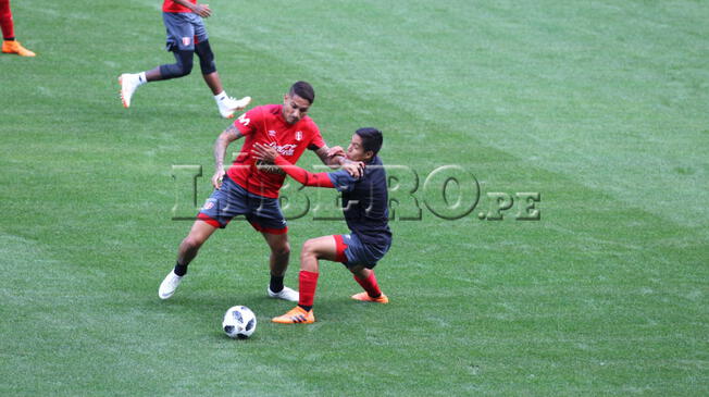 La Selección Peruana realiza su entrenamiento en Moscú. Foto: GLR