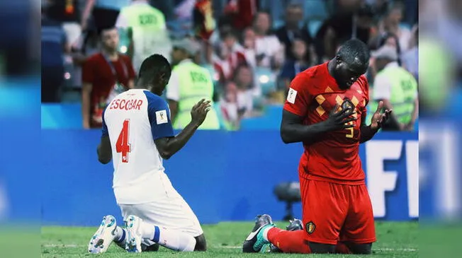 Romelu Lukaku anotó dos goles para la selección de Bélgica. 