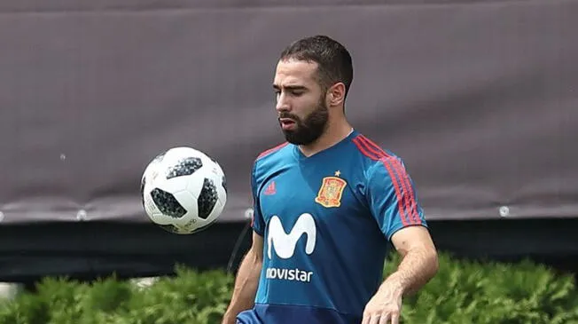 Dani Carvajal está apto para reaparecer ante Irán. 