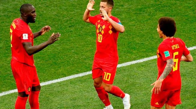 Blas Pérez (Panamá) y Eden Hazard (Bélgica) están listos para el vibrante juego en el Mundial de Rusia 2018. Foto: Agencias