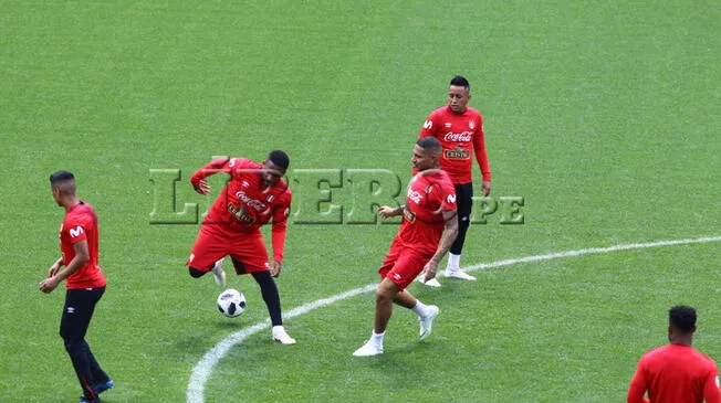 Selección peruana cumplió último entrenamiento antes de viajar a Ekaterimburgo. Foto: Hugo Díaz