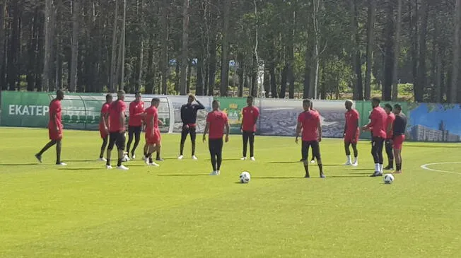 Perú vs. Francia: 'bicolor' realizó su primer entrenamiento en Ekaterimburgo. 