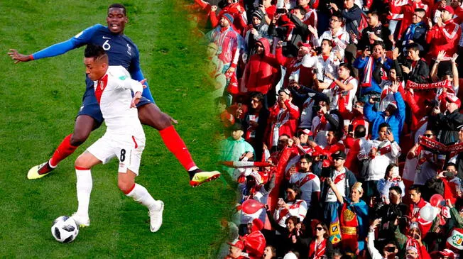 Emabaja de Francia y L'Equipe se rinden ante Perú y su hinchada.