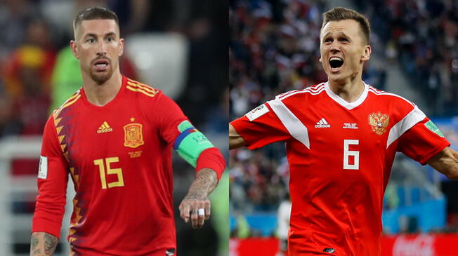 España vs. Rusia por octavos de final de Rusia 2018.