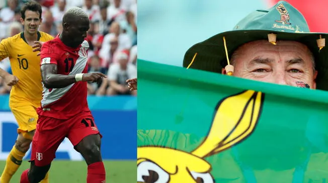 La barra australiana arremetió contra Luis Advíncula.