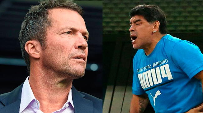 Lothar Matthaus lamenta la situación de Diego Armando Maradona