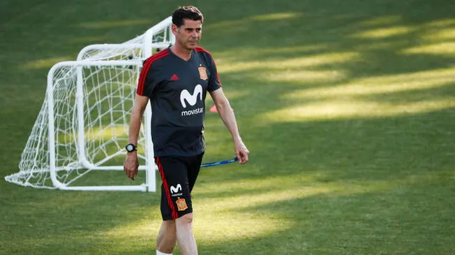 Fernando Hierro: "Estamos abiertos a jugar con dos delanteros"