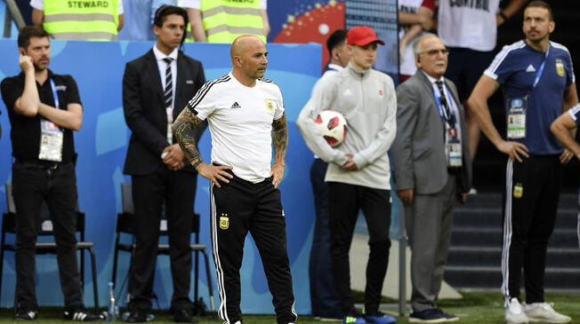 Jorge Sampaoli dejaría de ser técnico de la 'Albiceleste' tras la eliminación de Rusia 2018